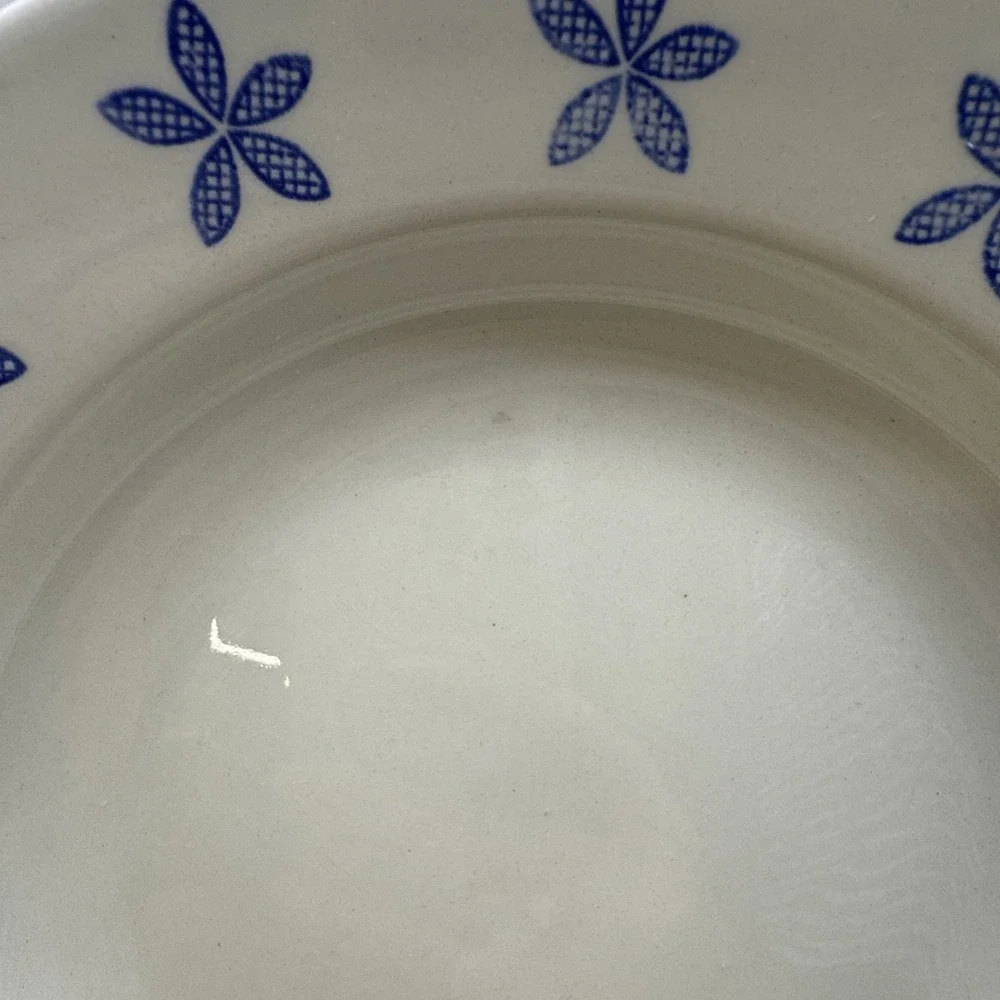 Vintage IKEA Blue Flowers Plates 17277 7 7/ 9.5(
